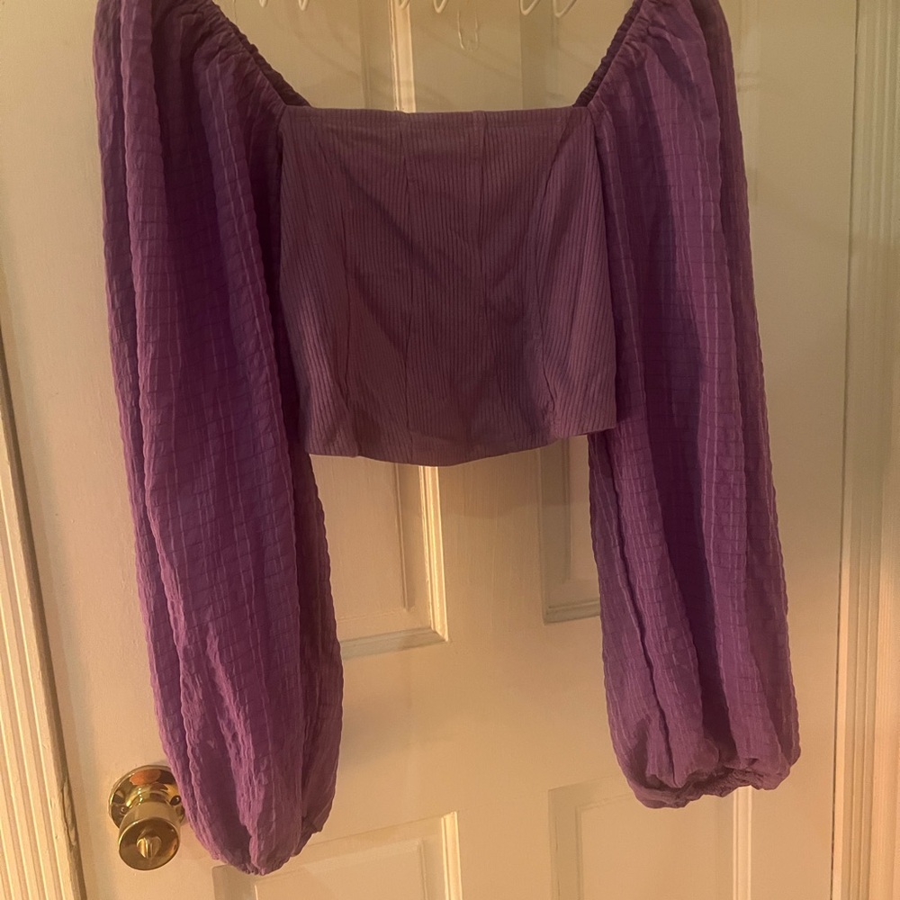 Women's purple top from Urban Outfitters